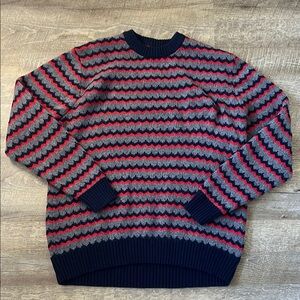 Men’s BODEN Galloway Chevron Crew Neck Wool Sweater Size XXL